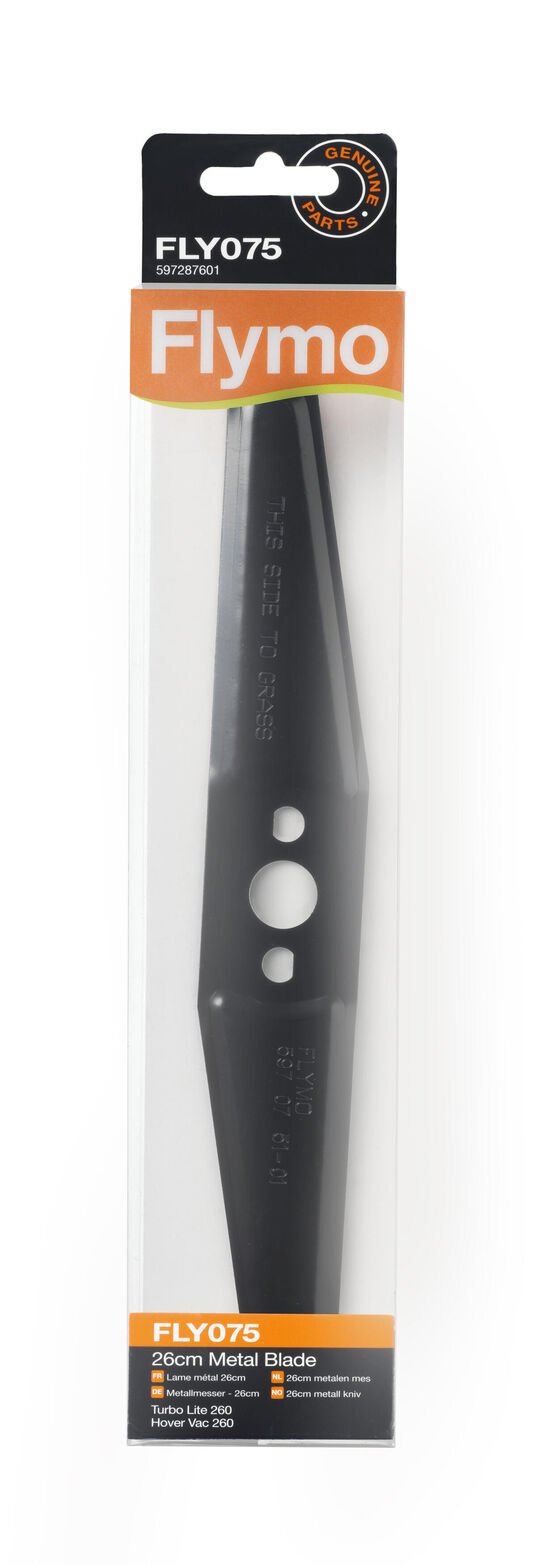 Metal Lawnmower Blade 26 cm FLY075 image number null