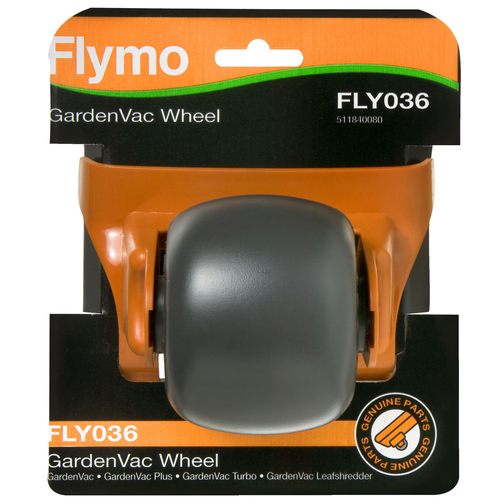 FLYMO Genuine GardenVac Plus Turbo Leafshredder Garden Hoover Wheel FLY036 