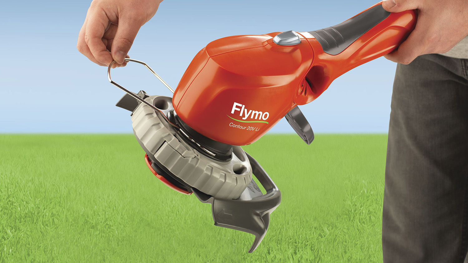 flymo contour cordless strimmer